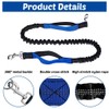 DONGKER Bungee Dog Leash, 3.9ft/4.9ft 360º Rotating Waist Double Ended