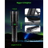 Pluralla XHP70 Rechargeable LED Flashlights, 15000 High Lumens Flashlight, Super