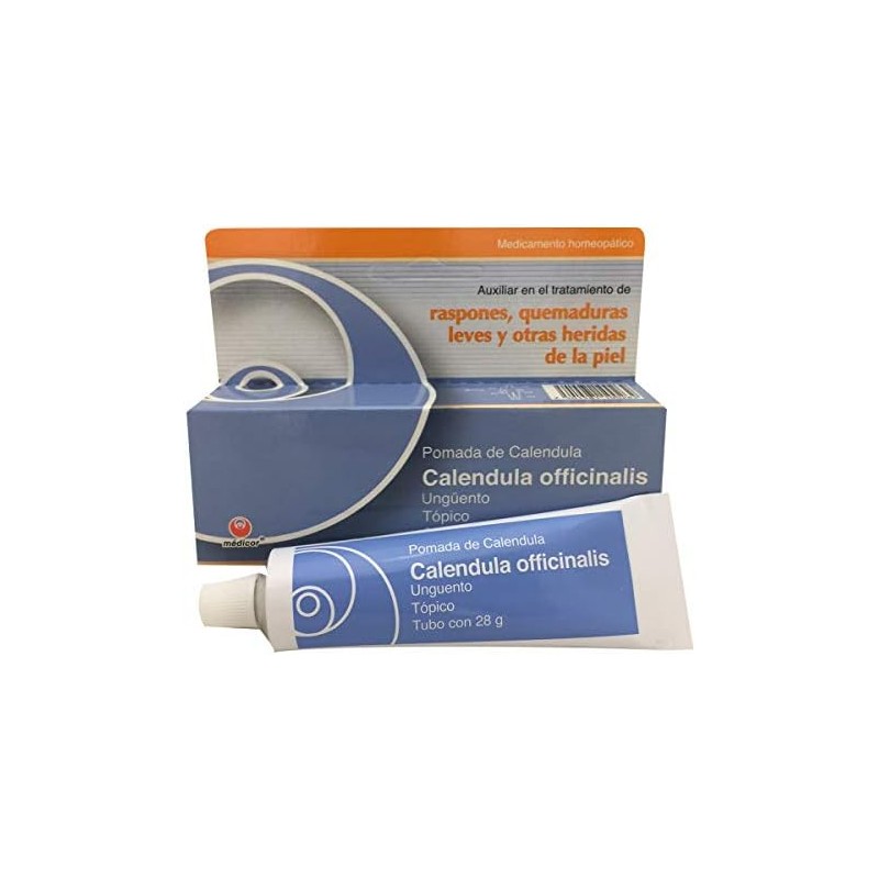 médicor Pomada de Caléndula Cicatrizante Natural Raspones Cortadas Quemaduras Leves