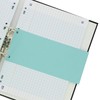 100 x Oxford Punched, Cardboard File Dividers, 190gsm, 4 Colours