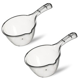 2-Pack Plastic Water Ladle, Bath Dipper, Shower Scoop, Water Bath Scoop, Bathroom Water Scoop Cup – Essential Home Item