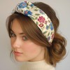 allydrew Wide Knotted Headbands, Top Knot Headbands for Women, Floral