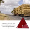 Trailer Reflector Triangles, Triangle Reflector, Triangle Reflector, Red Cat's Eye
