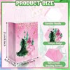 Kavoc Pink and Green Birthday Party Decorations, 24Pcs Double Side