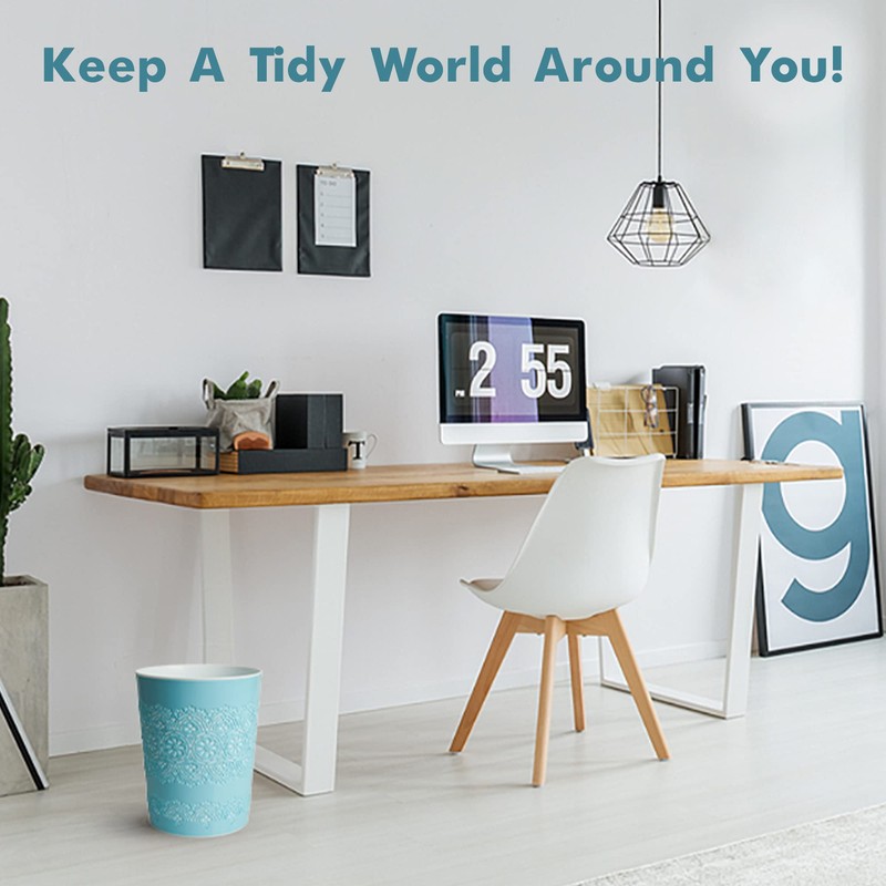 Flora Waste Bins (Sky Blue)