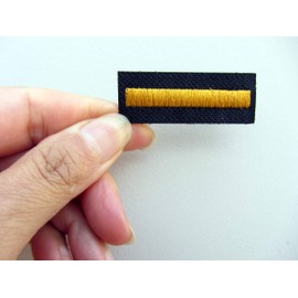 Martial Arts Karate GOLD DAN Bar sold separate, Stitch Sew on your existing belt