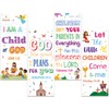 Tudomro 4 Pcs Sunday School Decor for Classroom School Bible