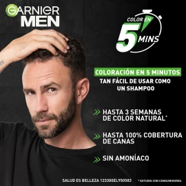 Garnier Men Tinte Para Cabello Tono 30 Castaño Oscuro