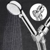 Chrome Shower Head Holder & Mount, Stainless Steel Hose, Handheld