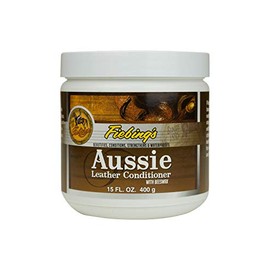 Fiebing's Aussie Leather Conditioner (14 oz) - Contains Beeswax to Withstand Hot Conditions - Preserve, Moisturize, Strengthen, Waterproof All Leathercraft, Car, Couch, Furniture, Purses, Boot, Shoe