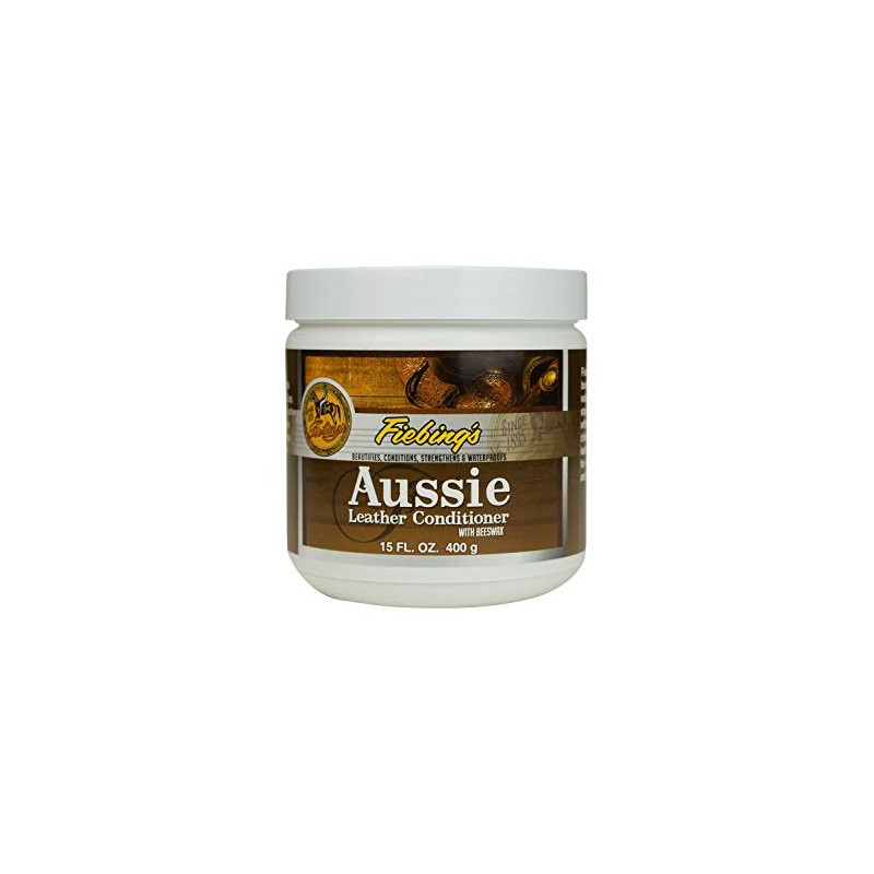 Fiebing's Aussie Leather Conditioner (14 oz) - Contains Beeswax to