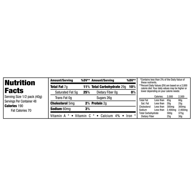 M&M'S Caramel Chocolate Candy Share Size 2.83-Ounce Pouch 24-Count Box