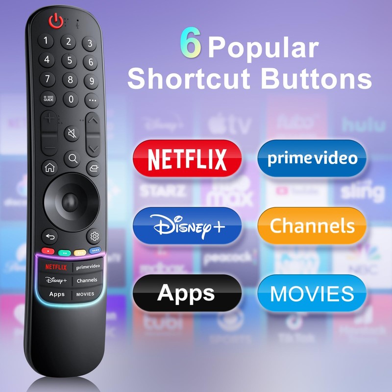 Replacement for LG-Smart-TV-Remote-Control,Universal for LG Magic Remote Compatible with Smart