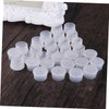 WOONEKY 30pcs Leakproof Cosmetic Bottle Caps Compact and Portable Sealing