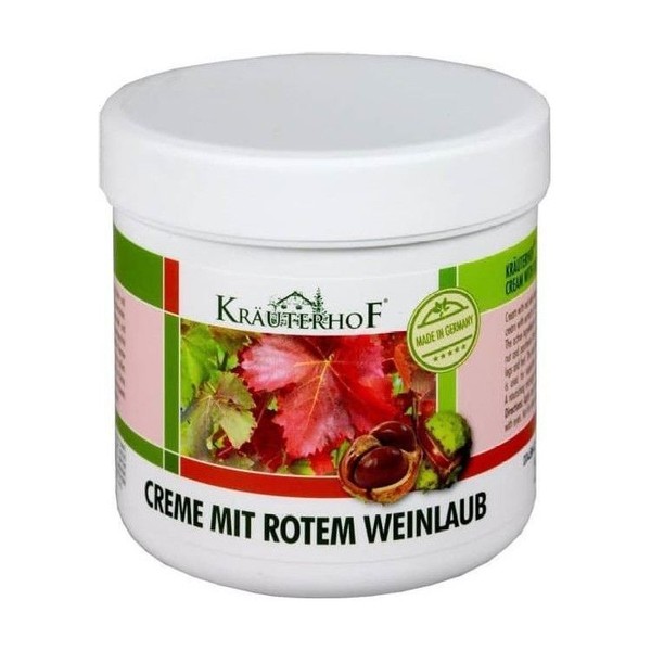 Krauterhof Foot Cream with Horse Chestnut and Red Vine Leaves