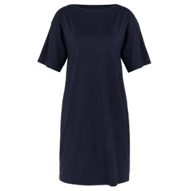 CALIDA Deepsleepwear Balancing Women's Nightdress, Temperature and Moisture Regulating for Sensitive Skin, Flowing and Cuddly, Dark Lapis Blue