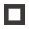 10x10 Mat Bevel Cut for 6x6 Photos - Precut Black