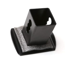 LFPartS - Cubierta de enganche de metal para remolque, diseño de diamantes de imitación, se adapta a receptores de 5 cm (cuadrado, negro)