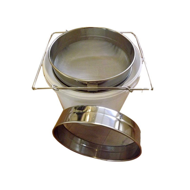 Beekeeping Supplies UK Ltd - Honey Strainer with two separate
