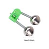 POHOVE 20pcs Fishing Rod Bells,Fishing Bells,Fish Ring Double Alarm Bells,Twin