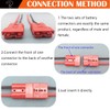 CESFONJER 120A Battery Connector with 6 AWG 25cm Silicone Cable
