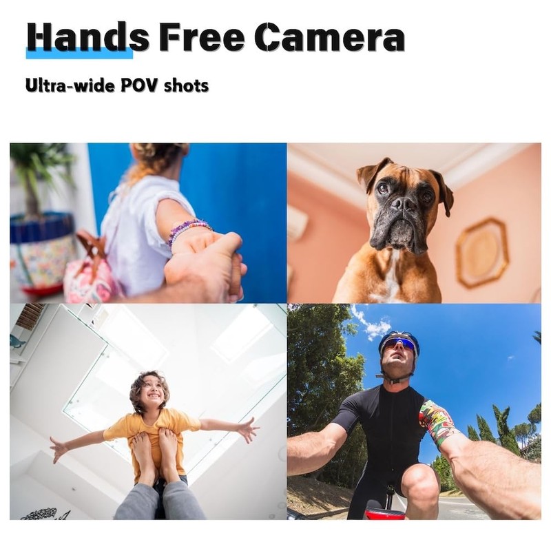 SHPTDJTIC 128G 4K Body Camera, Thumb Size Cam,Wearable Camera with