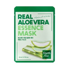 Farmstay Real Aloe Vera Essence Mask 23ml 1 Sheet / 리얼 알로에 베라 에센스 마스크 23ml 1매