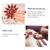 Ipetboom 2sets Unique Snowflake Design Christmas Nail Decals Stick Nails