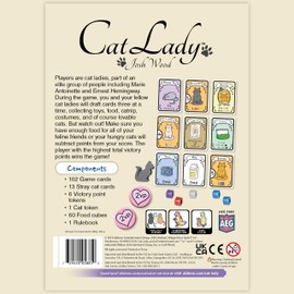 AEG Cat Lady Board Game | Collect Toys and Rescue Cats | Family Card Drafting Game for 2-4 Players | Ages 10+ | Easy to Learn & Plays in 30 Minutes