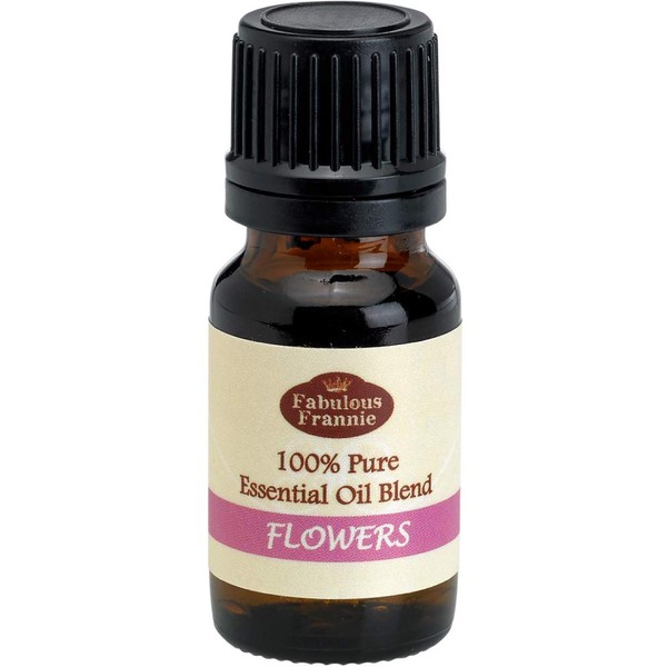Flowers Essential Oil Blend 100% Pure, Undiluted Essential Oil Blend Therapeutic Grade - 10 ml A Perfect Blend of Geranium, Lavender and Ylang Ylang Essential Oils.