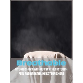 AIRDYNAM Men's Hybrid Golf Dress Shorts Lightweight Quick Dry Casual with Flat Front 9-Inch Inseam and 4 Pockets Khaki 36