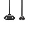 Power Cable | Euro Plug | IEC-320-C7 | 2.00 m