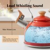 ROCKURWOK Tea Kettle, Tea Pot with Cool Touch Ergonomic Handle,