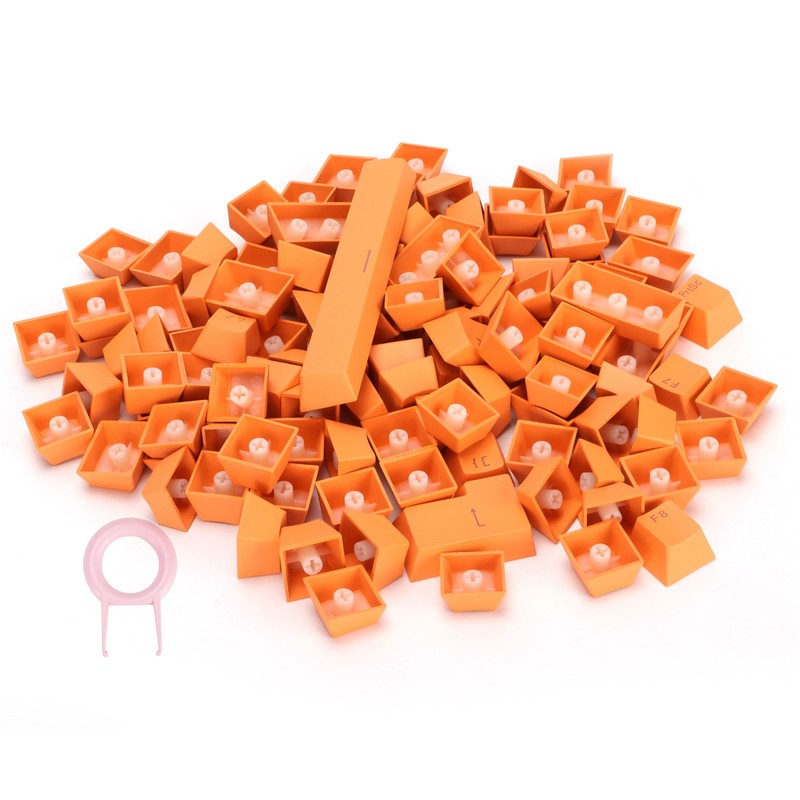 PBT Keycaps Ergonomic Design Oil Resistant Colorful 108 Key Video