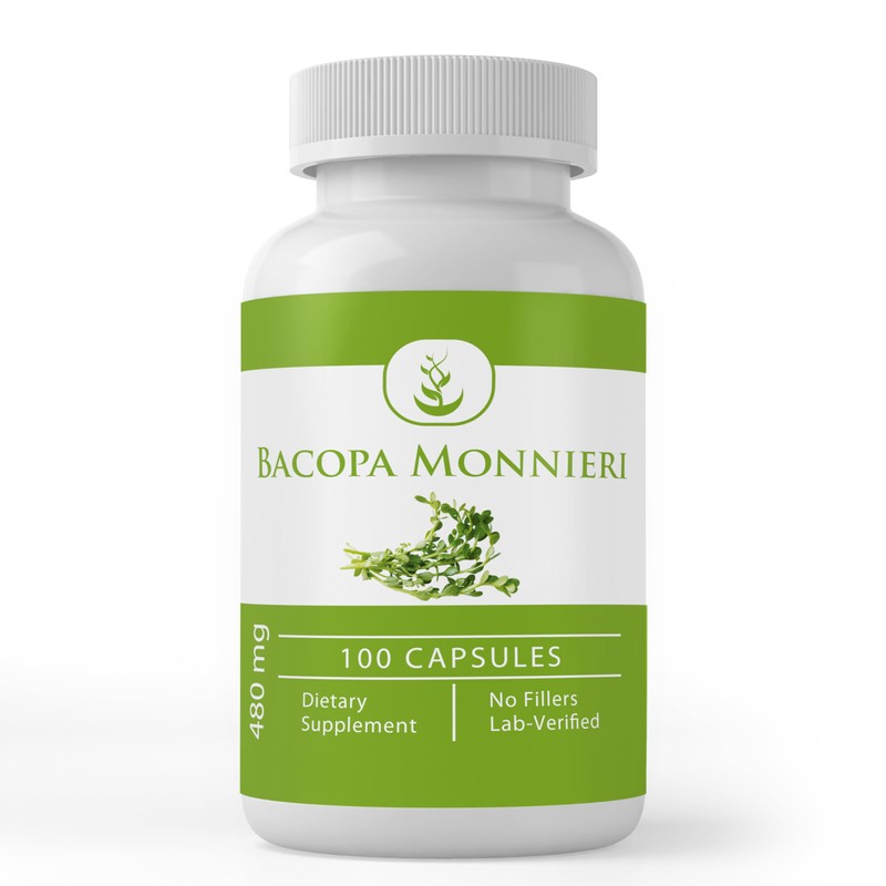 Pure Original Ingredients Bacopa Monnieri, (100 cápsulas) 100 puro, sin