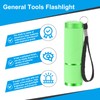 PATIKIL 9 LED Glow in Dark Flashlights, 2 Pcs Mini