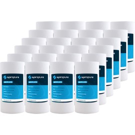 SpiroPure SP-P1-478 5x2.5 1 Micron Spun Melt-Blown Polypropylene Sediment Water Filter Cartridge SDC-25-0501 (Case of 24)