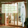 Gliding Patio Door Keyed Lock Assembly & Thumb Latch Compatible