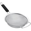 8" Large Fine Mesh Strainer with thermo plastic rubber handle