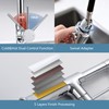 Lavatrum 22‘’ Extra-Tall Polished Chrome Kitchen Faucets,Commercial High Arc Single