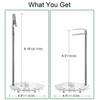 NovaViva 2Pack Stop Motion Rig Stand, Stainless Steel, Silver, Wire,