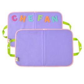 CHEFAN 2 Pack Felt Bag for Felt Figures, 2 Pack Portable Felt Board for Kids, Travel Felt Storyboard, Preschool Felt Stories Activities Play Kits, Board Only, Blue&Purple