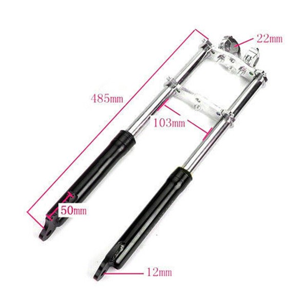 Unbranded Front Fork Shock 2-Stroke Small mini Triple Dirt Pit