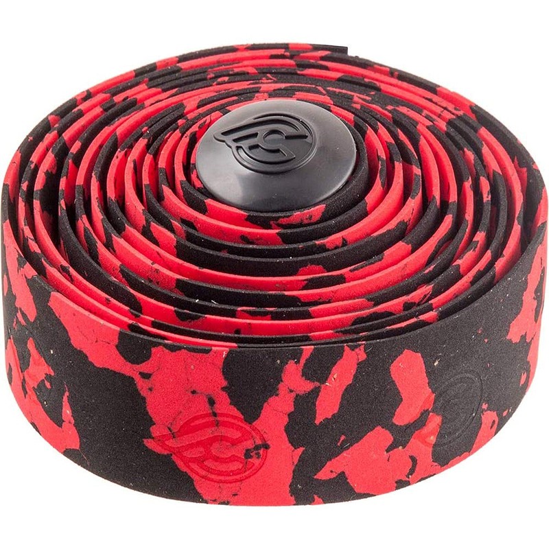 Cinelli Men's Macro Splash Bar Tape, Red/Black, One Size
