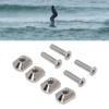 Surfing Accessories Stainless Steel Fin Screw and Plate for Surf