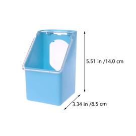 Pigeon Feeder Cage Pigeon Feeder Water 2 Pack Quail Bird Chicken Feeder Water Dispenser Drinkers with 2 Hole Pet Bowls & Feeders Eat Food Bird Feeding Basin