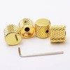 Unxuey Electric Guitar Knobs Metal Flat Top Control Volume Tone
