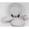Noritake Vintage Noritake White Scapes 5 Piece Place Settings #4061