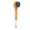Manual Facial Cleansing Brush Men Women Beech Handle Soft Fiber