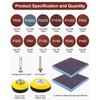 Cexovo Sanding Discs Pad 128 Pieces Sanding Discs Pad Kit